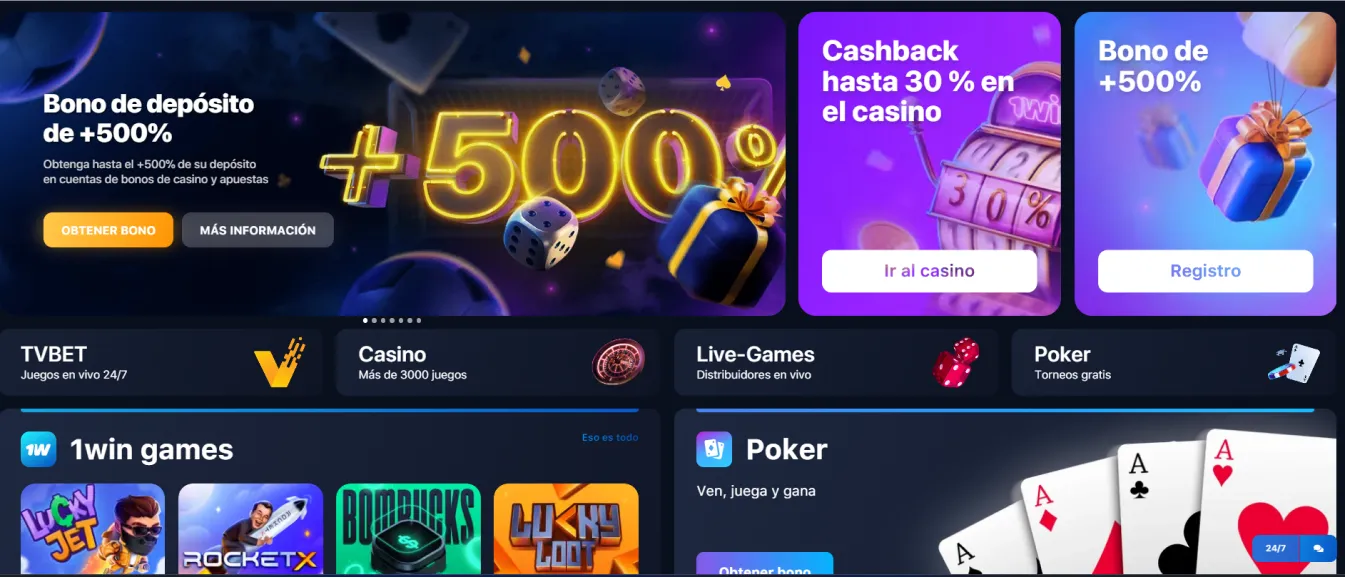 1win casino app